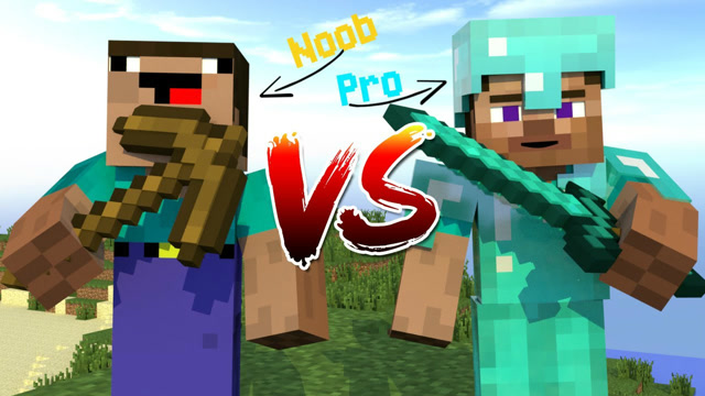 我的世界：菜鸟 VS 大神比赛，对战篇免费观看