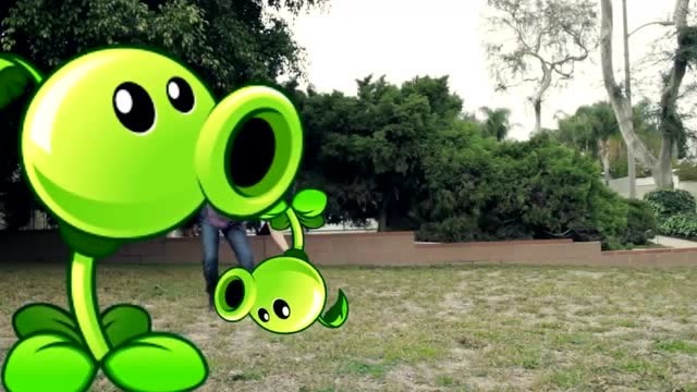 现实生活豌豆射手大战 真人版免费观看