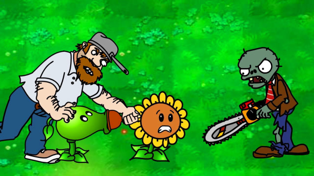 当豌豆射手的嘴被堵住后，戴夫：等我拔掉水拔子你们就完蛋了免费观看