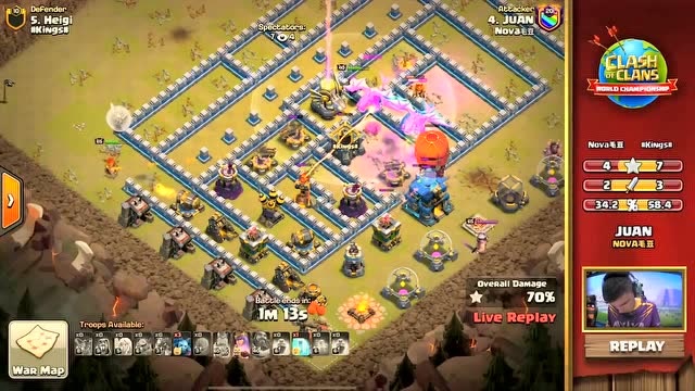 部落冲突全球锦标赛总决赛，为中国部落加油！免费观看