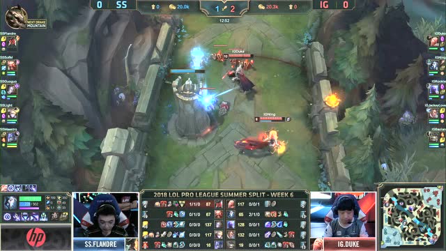 LPL夏季赛比赛视频W6D3 IG vs SS 第1场免费观看