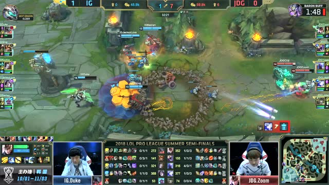 LPL夏季赛季后赛比赛视频 IG vs JDG 第2场免费观看