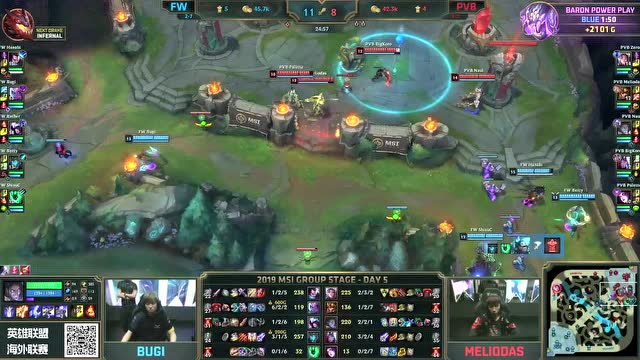 MSI季中赛小组赛全场回放FW vs PVB免费观看