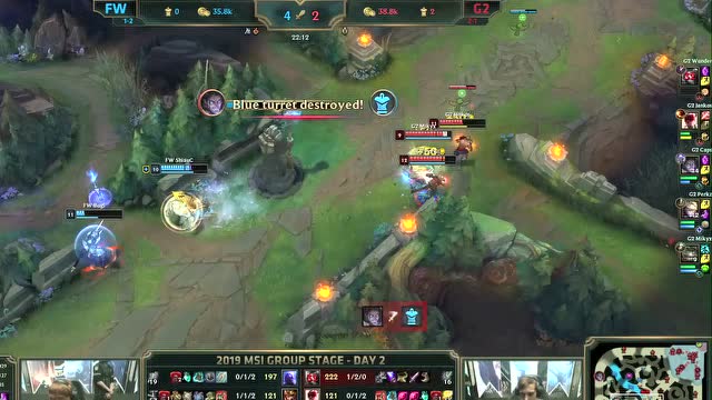 MSI季中赛小组赛全场回放 FW vs G2免费观看