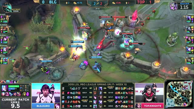 LPL春季赛比赛视频W10D5 TOP vs BLG 第2场免费观看
