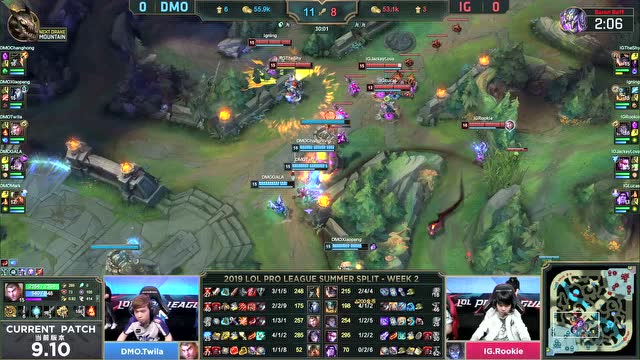 LPL夏季赛比赛视频W2D1 IG vs DMO 第1场免费观看