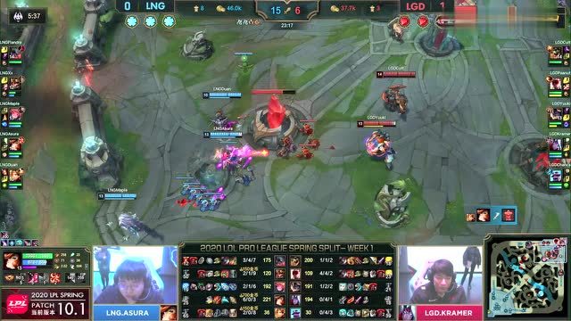2020LPL春季赛第一周 LGD vs LNG 第2场免费观看