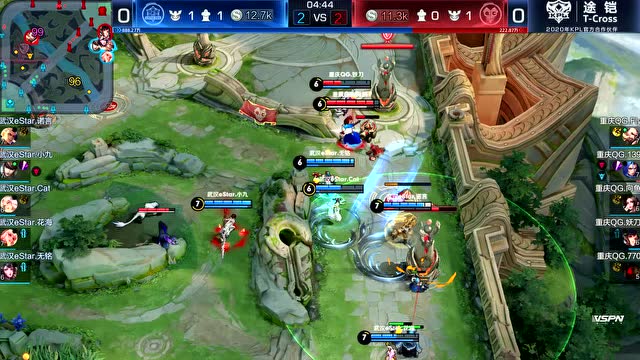 KPL2020春季赛W2D4 武汉eStar vs 重庆QG 第1场免费观看