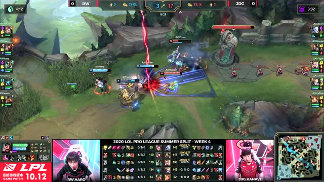 LPL夏季赛W4D7 JDG vs RW 第1场免费观看