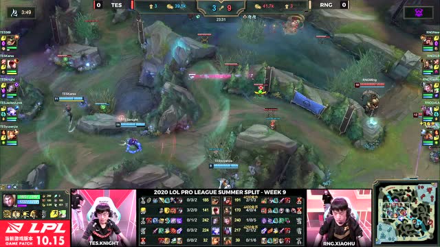 LPL夏季赛W9D7 TES vs RNG 第1场免费观看