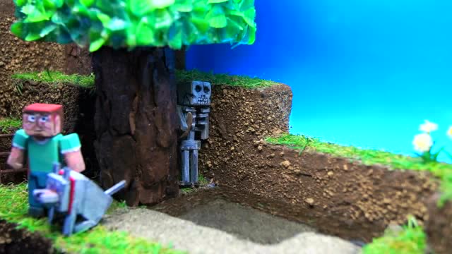 现实版minecraft：手工帝纯手工高度还原游戏纵切面免费观看