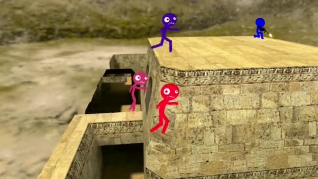 火柴人动画：火柴人CS1.6，吃鸡太久怀怀旧，厉害了！免费观看