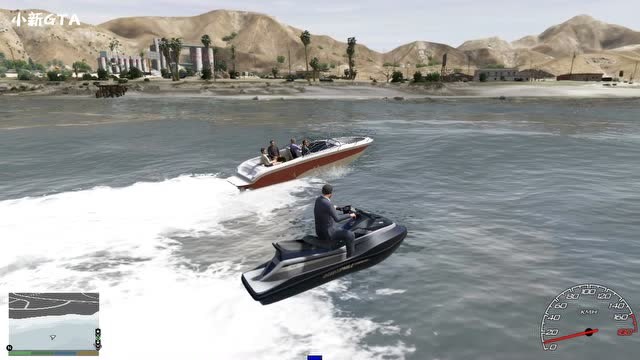 把NPC的船和自己的船连起来后，男子把船开上了天免费观看