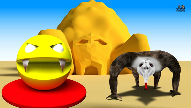 吃豆大作战：吃豆人沙漠逃亡 3D动画免费观看