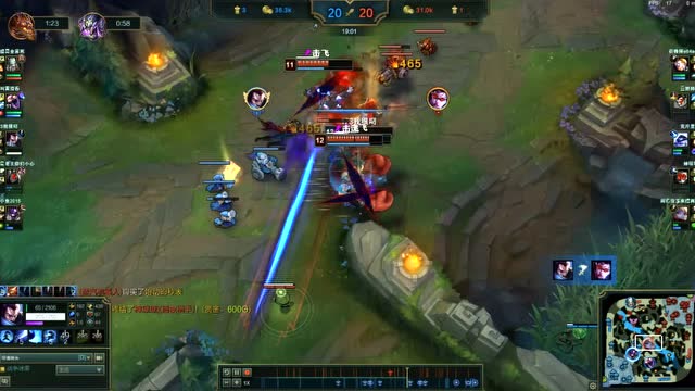 LOL：丝血亚索既然还能这么秀，杀神附体夺四杀免费观看