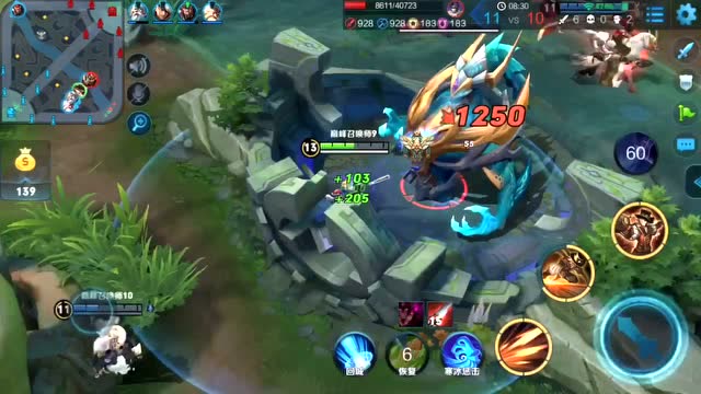 王者荣耀：阵容拿的很差，打了三个字不敢发！满满的都是SAO操作免费观看