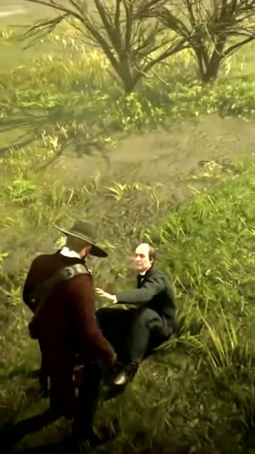 电影里的桥段真实发生在游戏里，荒野大镖客的设计师真的是太风趣！免费观看