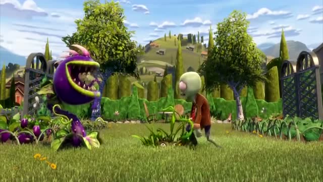 植物大战僵尸：3D版PVZ精彩花絮篇，太阳花的技能也很厉害！免费观看