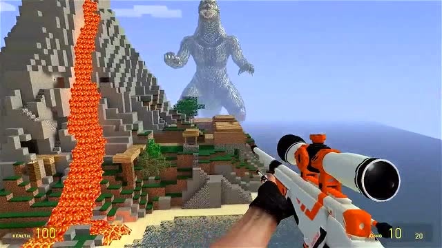 GMOD：大怪兽哥斯拉现身在火山免费观看