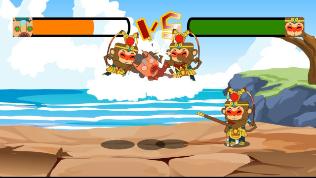 迷你世界格斗动画第108集：齐天小圣七十二变分身术对战野人免费观看