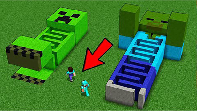 我的世界：误入苦力怕巢穴，阿呆掏出神秘药水惊险化解免费观看