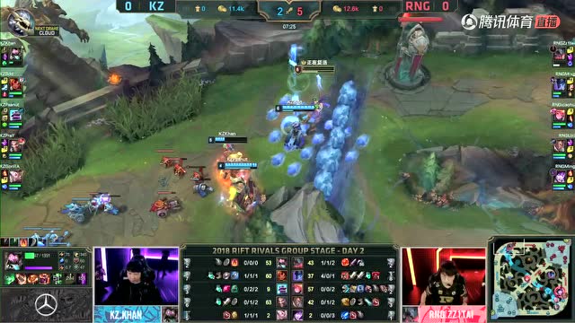 [比赛视频]亚洲对抗赛Day2 RNG vs KZ免费观看