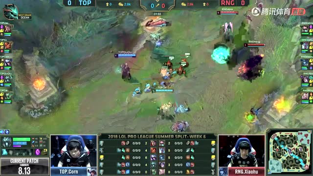 LPL夏季赛比赛视频W6D6 RNG vs TOP 第1场免费观看