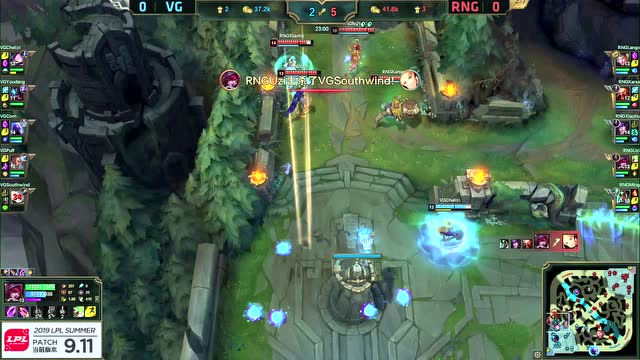 LPL夏季赛比赛视频W3D5 RNG vs VG 第1场免费观看