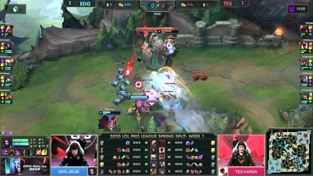 2020LPL春季赛第1周第7日 EDG vs TES 第3场免费观看