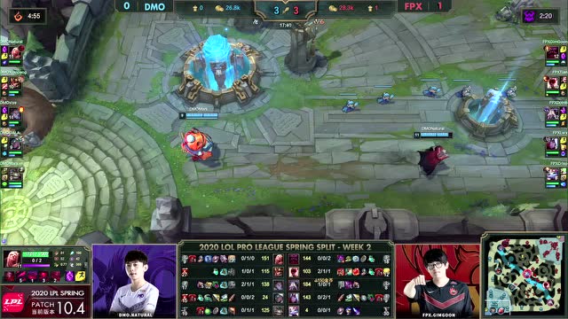 2020LPL春季赛第2周第5日 DMO vs FPX 第2场免费观看