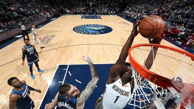 9日NBA十佳球 詹眉連線激情背扣錫安驚人天賦霸佔三席