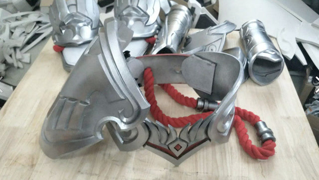 王者荣耀，帅气的李白凤求凰全身cos铠甲，饰品篇，帅气免费观看