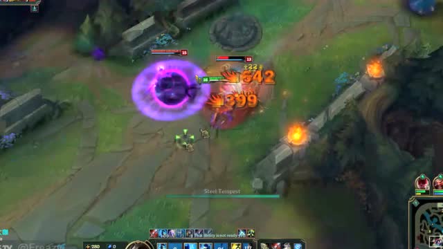 恶魔亚索无缝连E，有兵线就别想逃免费观看