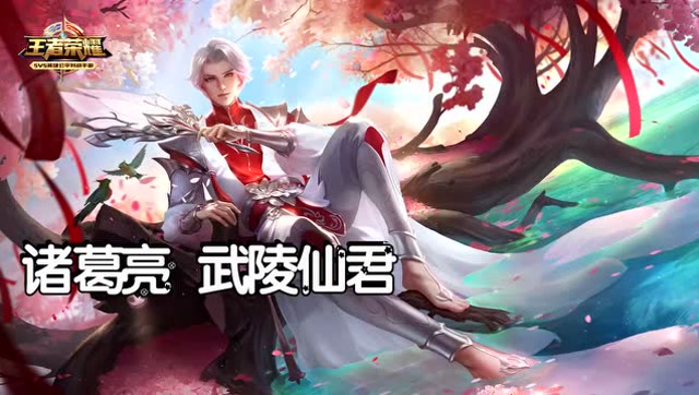 王者荣耀：诸葛亮武陵仙君飘逸5杀碾压全场免费观看