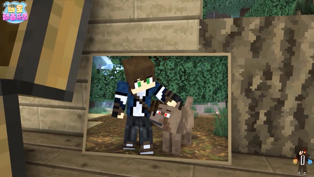 我的世界动画：太可怜了 想家的流浪小灰狼免费观看