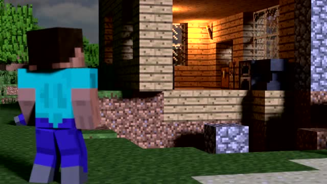 MC动画-史蒂夫的第一晚-Arcimage免费观看