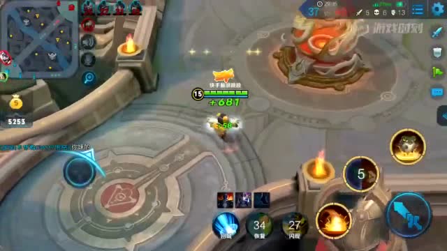 王者荣耀：小鲁班孤独守水晶，独木难支啊免费观看