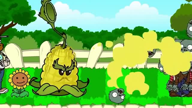 植物大战僵尸：僵尸是没有一包化肥解决不了的，如果有那就多放一包免费观看