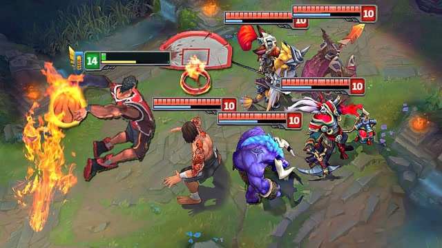 LOL：这就是肉装的好处，残血还能1V5免费观看