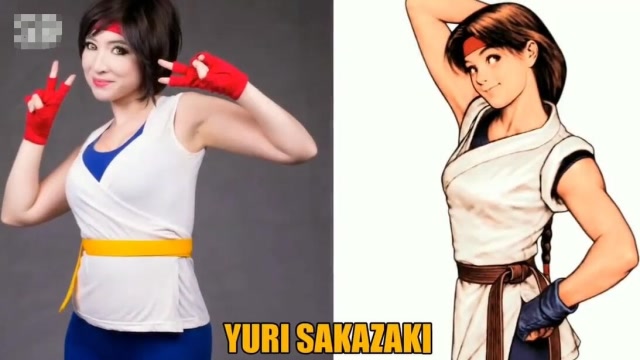 拳皇真人秀：小姐姐上演最雷人模仿，这是草薙京妹妹吗？免费观看