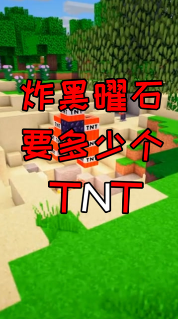我的世界：要多少个TNT才能炸碎黑曜石？1000个行不行？免费观看