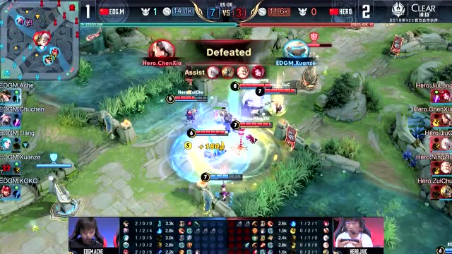 KCC王者荣耀世界冠军杯淘汰赛HERO vs EDG.M4免费观看