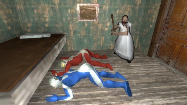 Granny：奥特曼趴在地上是害怕奶奶打屁屁吗？免费观看