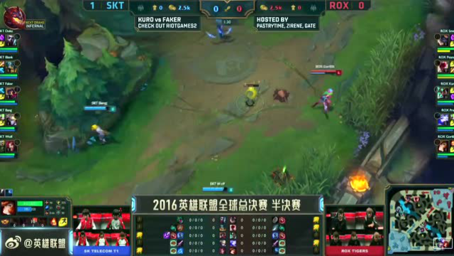 英雄联盟S6半决赛 SKT vs ROX 第2场免费观看