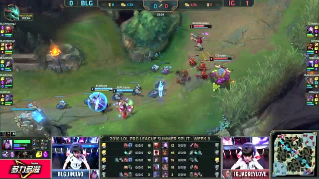LPL夏季赛比赛视频W8D2 BLG vs IG 第2场免费观看