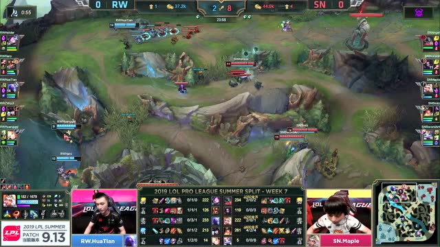 LPL夏季赛比赛视频W7D5 SN vs RW 第1场免费观看