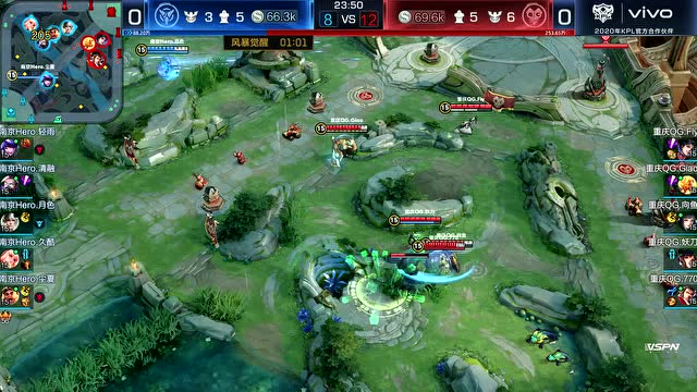 KPL2020春季赛W3D4 重庆QG vs 南京Hero 第1场免费观看