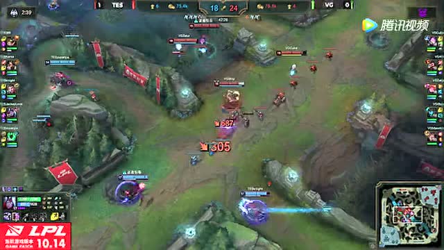 LPL夏季赛W7D7 VG vs TES 第2场免费观看