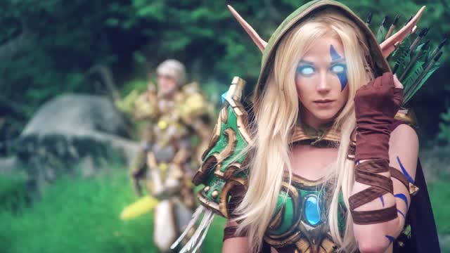 魔兽世界：艾莉瑞亚&图拉扬Cosplay道具制作全过程！免费观看