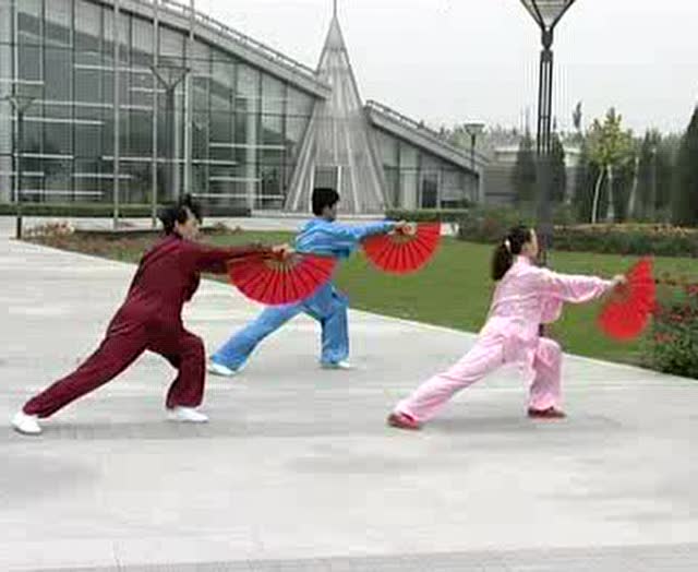 太极名师李德印套路——夕阳美太极功夫扇（第二套）